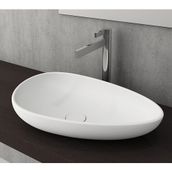 Bocchi Etna 58 cm Mat Beyaz Çanak Lavabo