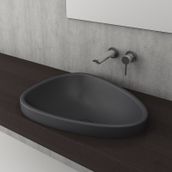 Bocchı Etna Mat Antrasit 58 cm Tezgah Üstü Lavabo