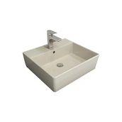 Bocchi Milano 50 cm Çanak Batarya Delikli Parlak Bisküvi Lavabo