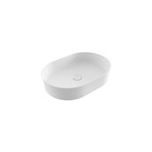 Bocchi Slim Line Oval 55X38 cm Parlak Beyaz Lavabo