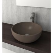 Bocchi Venezia 45 cm Çanak Mat Kahve Lavabo