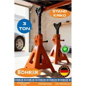 Böhrer 3 Ton Araç Sabitleme Kaldırma Stand Sehpa Kriko