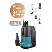 BÖHRER 750w 1 Hp Gizli Şamandralı Pompası Kirli Temiz Su Yüzme Havuz Gölet Su Aktarma Pompası