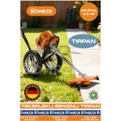 Böhrer Orjinal 3.5 Hp Benzinli Tekerlekli Tırpan - Ot Çalı Diken Kesme Makinesi