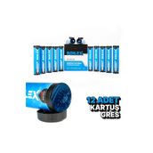 BOILEX Yüksek Sıcaklık Performans Kartuş Tüp Gres - Mavi Gres Yağı - 12 Adet X 400 gr