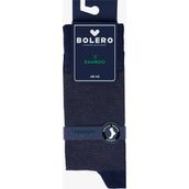 Bolero Premium Dikişsiz Yazlık Nokta Desenli Lacivert Bambu Erkek Çorap