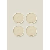 Bon Appetit Porselen Pasta Tabağı 4'lü Krem (21 Cm)