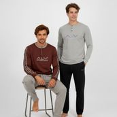Bonbon Erkek Pamuklu 2 Adet 2'li Pijama Takımı BB2228