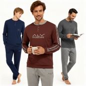 Bonbon Erkek Pamuklu 3 Adet 2'li Pijama Takımı BB2233