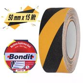 Bondit 50 mm x 15 m Sarı Siyah Merdiven Zemin Kaydırmaz Kaymaz Bant