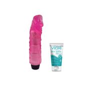 Bonilove Ayarlanabilir Titreşimli Vibratör 22 Cm Ve Kayganlaştırıcı Jel