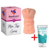 Bonilove Man Toys Series Huizi Silikon Realistik Suni Vajina Mastürbatör Ve Kayganlaştırıcı+Jel