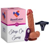 Bonilove Penis Kalıbına Göre Tasarlanan 21 Cm Hansen Titreşimli Realistik Yapay Penis