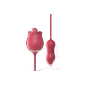 Bonilove Rose Pro Mini Hareketli ve Dil Darbeli 2 Li Tasarım Vibratör