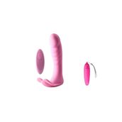 Bonilove Uzaktan Kumandalı 7 Farklı Titreşim Moduna Sahip Şarjlı Giyilebilen Vibratör+Mini Vibratör
