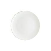Bonna Retro Gourmet 12 Adet 23 cm Yeşil Kenar Çizgili Porselen Düz Tabak