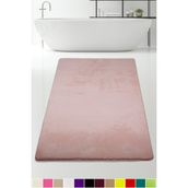 Bonny Home 120x180 cm Elite Pudra Peluş Kaymaz Tabanlı Pufidik Banyo Halısı