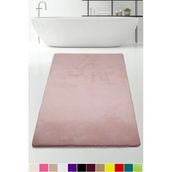 Bonny Home 80x150 CM Elite Pudra Peluş Kaymaz Tabanlı Pufidik Banyo Halısı