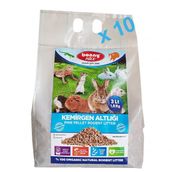 Bonny Nice Doğal Cam Pelet 2 kg 4 lt 10 Paket Hamster Altlığı