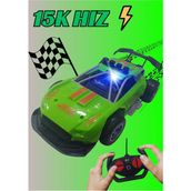 Boratila Toys 1:18 Ölçek 27 Mhz Uzaktan Kumandalı Hızlı Şarjlı Işıklı Full Fonksiyon Yarış Arabası Drift - Yeşil
