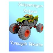 Boratila Toys 27 MHZ UZAKTAN KUMANDALI FULL FONKSİYON ŞARJLI EJDERHA GÖRÜNÜMLÜ OFF ROAD CANAVAR ARABA