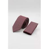 Bordo Desenli 6 Cm Kravat 1090255114