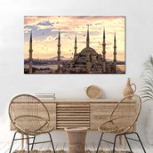 Bordo Sanat BRD-SNT-M-0294 70x40 cm İstanbul Dekoratif Duvar Kanvas Tablo