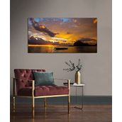 Bordo Sanat BRD-SNT-M-0466 80x40 cm Günbatımı Dekoratif Duvar Kanvas Tablo