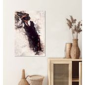 Bordo Sanat BRD-SNT-M-0526 50x75 cm Adam Silüet Dekoratif Duvar Kanvas Tablo