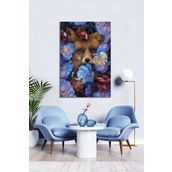 Bordo Sanat BRD-SNT-M-1174 50x75 cm Tilki Dekoratif Duvar Kanvas Tablo