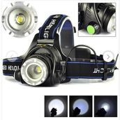 Boruit 2000Lm Xm-L T6 2000 Lumens 3 Modlu Led Kafa Feneri