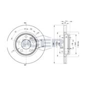 Bosch 0986478869 280 22-20 mm Hava Kanallı Kaplamalı Yüksek Karbon Alaşımlı 8E0615301P Ön Fren Diski