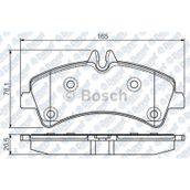 Bosch 0986495099 Arka Fren Balatası