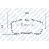 Bosch 0986495108 Ford Fiesta Ön Fren