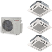 Bosch 1 Dış 36000 Btu 3 İç Ünite 12000 18000 18000 Btu Multi Kaset Tipi İnverter Klima