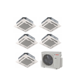 Bosch 1 Dış 42000 Btu 5 İç Ünite 9000 9000 9000 12000 12000 Btu Multi Kaset Tipi İnverter Klima