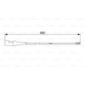 Bosch 1987473575 Ford V362 14-1987473552 1843313 Fren Balatası İçin Arka Fren İkaz Kablosu