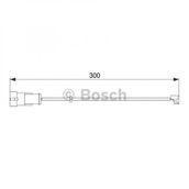 Bosch 1987474573 Iveco Daily 99- Fren Balatası Ön Arka Fişi İkaz Kablosu