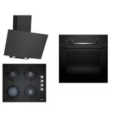 Bosch 275 HBF534EB3T - POP6C6O10O - DWK64PJ60T Siyah 3'lü Ankastre Set