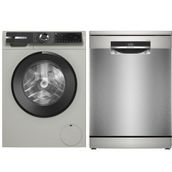 Bosch 2'li Beyaz Eşya Seti WGK252ZXTR-SMS6EKI63T /Çamaşır Makinesi-Bulaşık Makinesi