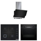 Bosch 3Lü (Dwk065g60t-Pop6c6p30o -Hıf534eb3t) Siyah Ankastre Set