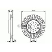 Bosch 5Q0615301A Ön Fren Aynası