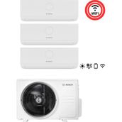 Bosch A++ 36000 1 Dış + 3 Iç Ünite (3X9000 Btu) Wifi Özellikli Premium Model Multi Inverter Klima