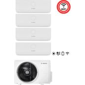 Bosch A++ 36000 1 Dış + 4 Iç Ünite (2X9000 + 2X12000 Btu) Wifi Özellikli Premium Model Multi Inverter Klima
