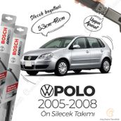 Bosch Aeroeco 2005-2008 Volkswagen Polo Muz Silecek Takımı