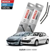 Bosch Aeroeco Peugeot 206 / 206+2005 Model Muz Silecek Takımı
