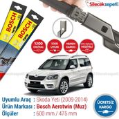 Bosch Aerotwin Skoda Yeti 2009-2014 Silecek Takımı