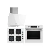 Bosch Beyaz 3 Lü Ankastre Set 483 Buhar Destekli A Enerji Sınıfı Modern Tasarım ( HUA717BV0T - POP6C2P31O - DWK63PJ20T )