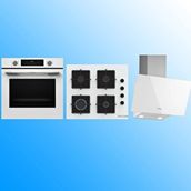 Bosch Beyaz 3'lü Ankastre Set ( Hua717bv0t-pop6c2p30o-dwk63pj20t )