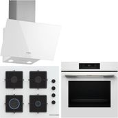 Bosch Beyaz Ankastre Set HJG852YW0T-POP6C2P31O-DWK63PJ20T